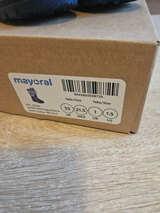 Ботуши за дъжд, Mayoral, номер 33