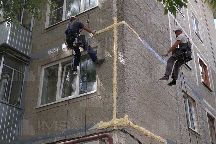 Утепление швов высотные работы межпанельных швов утепление стен