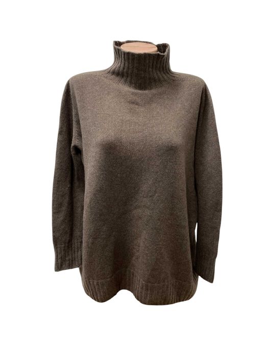 BEAUCOUP размер M / L дамски дебел кашмирен пуловер 100% КАШМИР