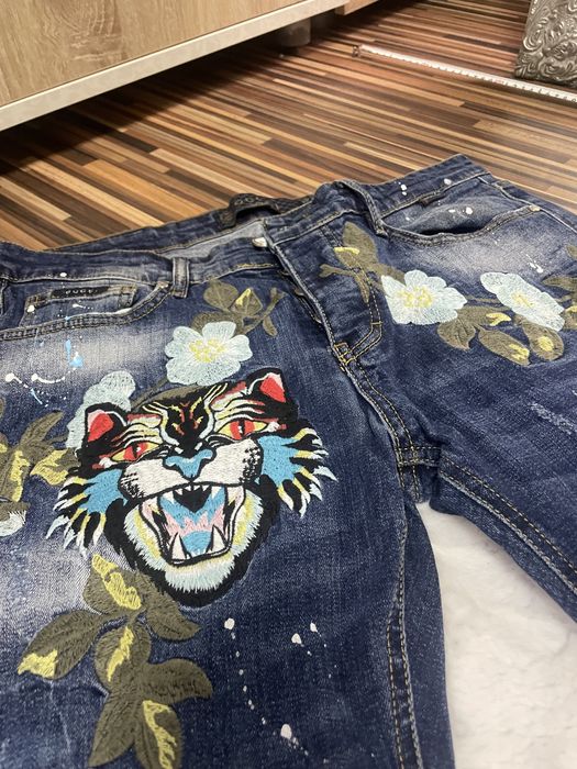 Blugi Jeans Denim Gucci Tiger Sz.32