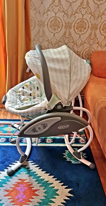 Balansoar Graco 2 in 1 Glider Elite Clouds