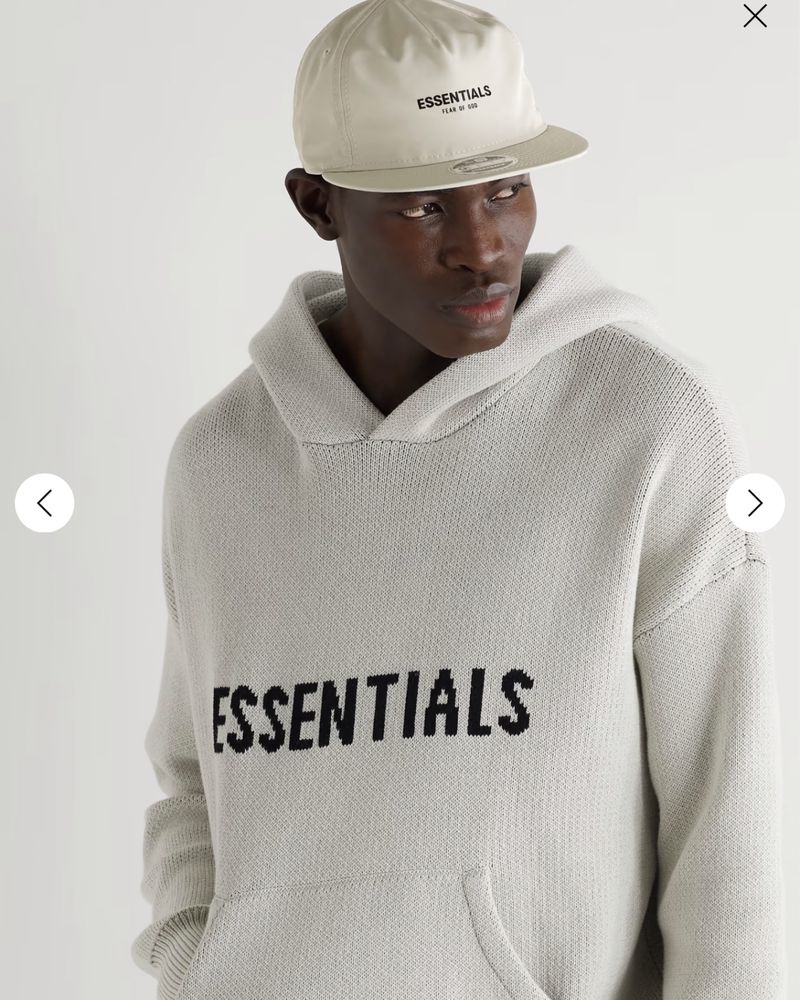 Fear of god essentials кепка бейсболка