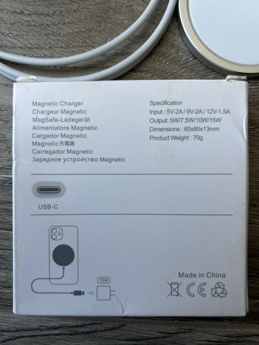 Incarcator wireless Magsafe charge Apple, Samsung, etc