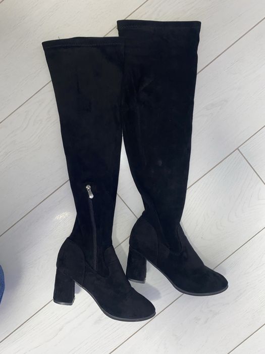 Cizme din piele intoarsa, marimea 40