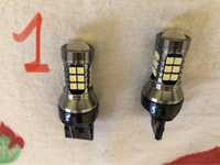 Продавам LED крушки тип T20 7443 W21/5W
