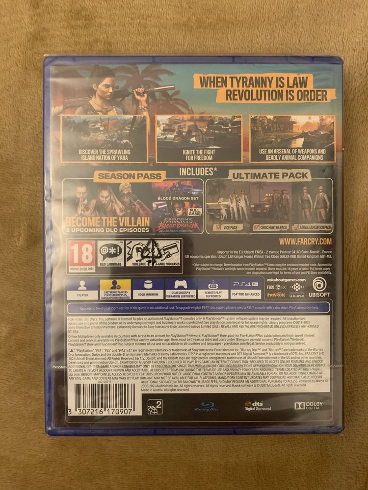 Vand Far Cry 6 Ultimate Edition sigilat pt PS4 (upgrade gratis PS5)