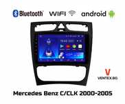 Мултимедия с навигация за Mercedes Benz C CLK Android 12 HD 9 инча