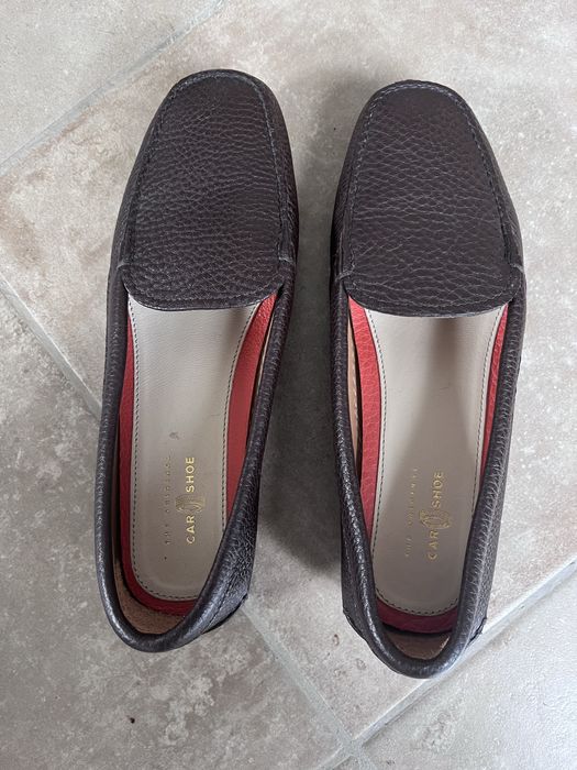 Mocasini din piele Car Shoes by Prada
