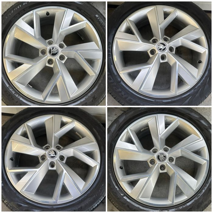 Jante 19 ORIGINALE Skoda Kodiaq Vara 235/50/19 Bicolor Enyaq Tiguan