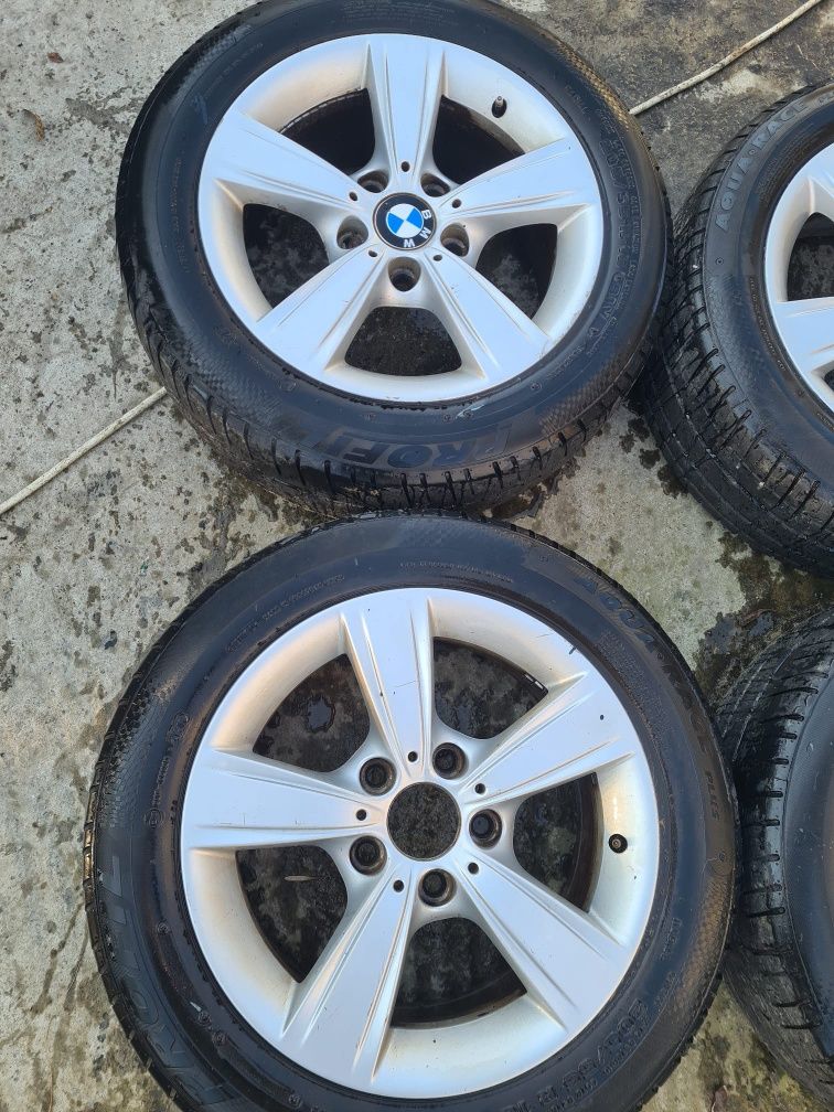 Jante aluminiu cu cauciucuri Bmw seria 3 E90,5×120,205/55/16