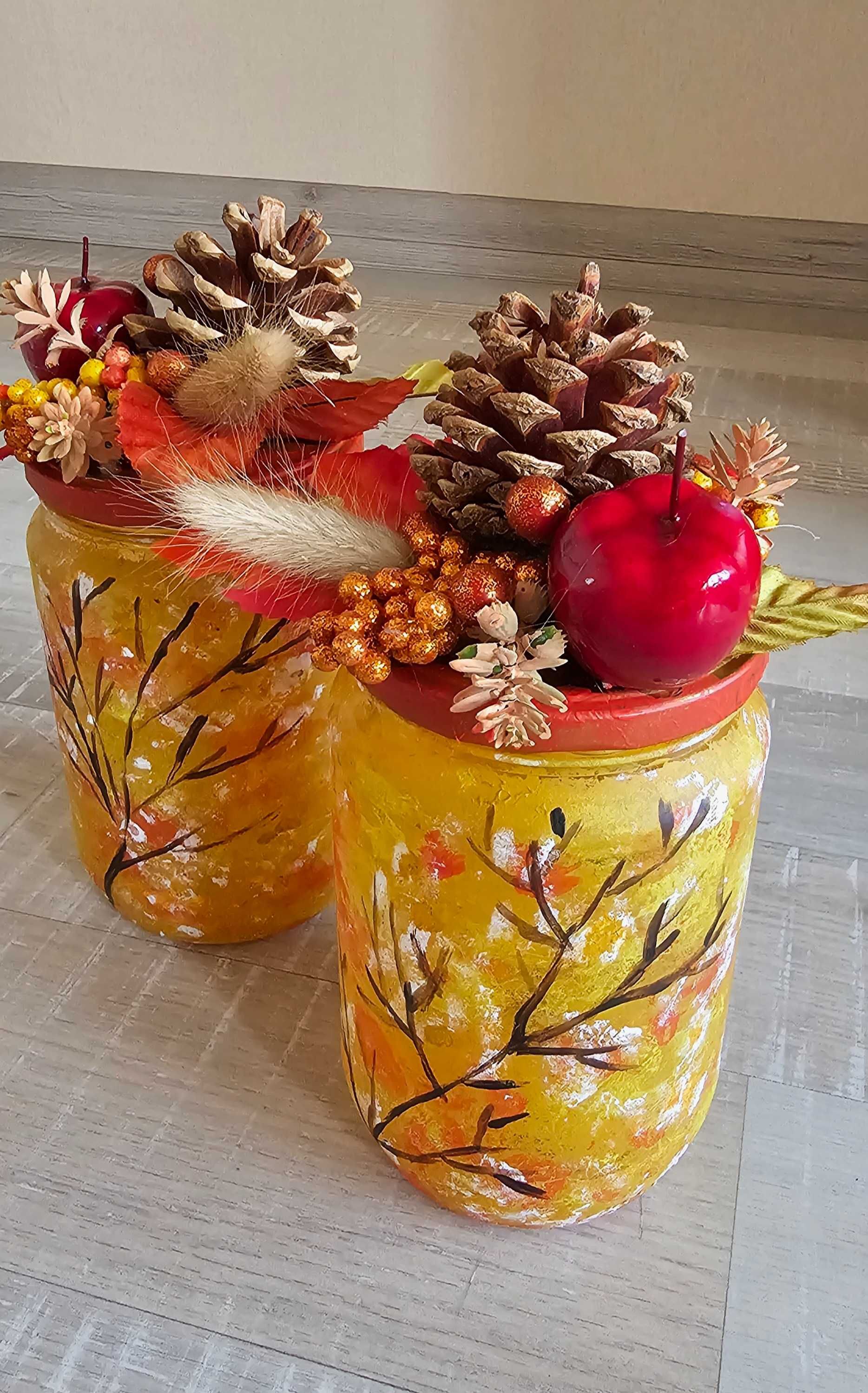 Рисувани буркани за декорация