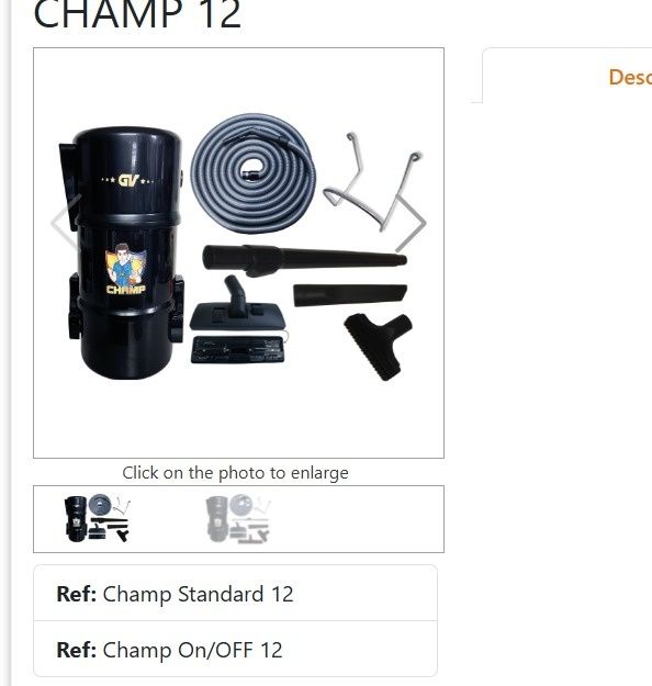 Vând aspirator centralizat cu furtun 9 ml