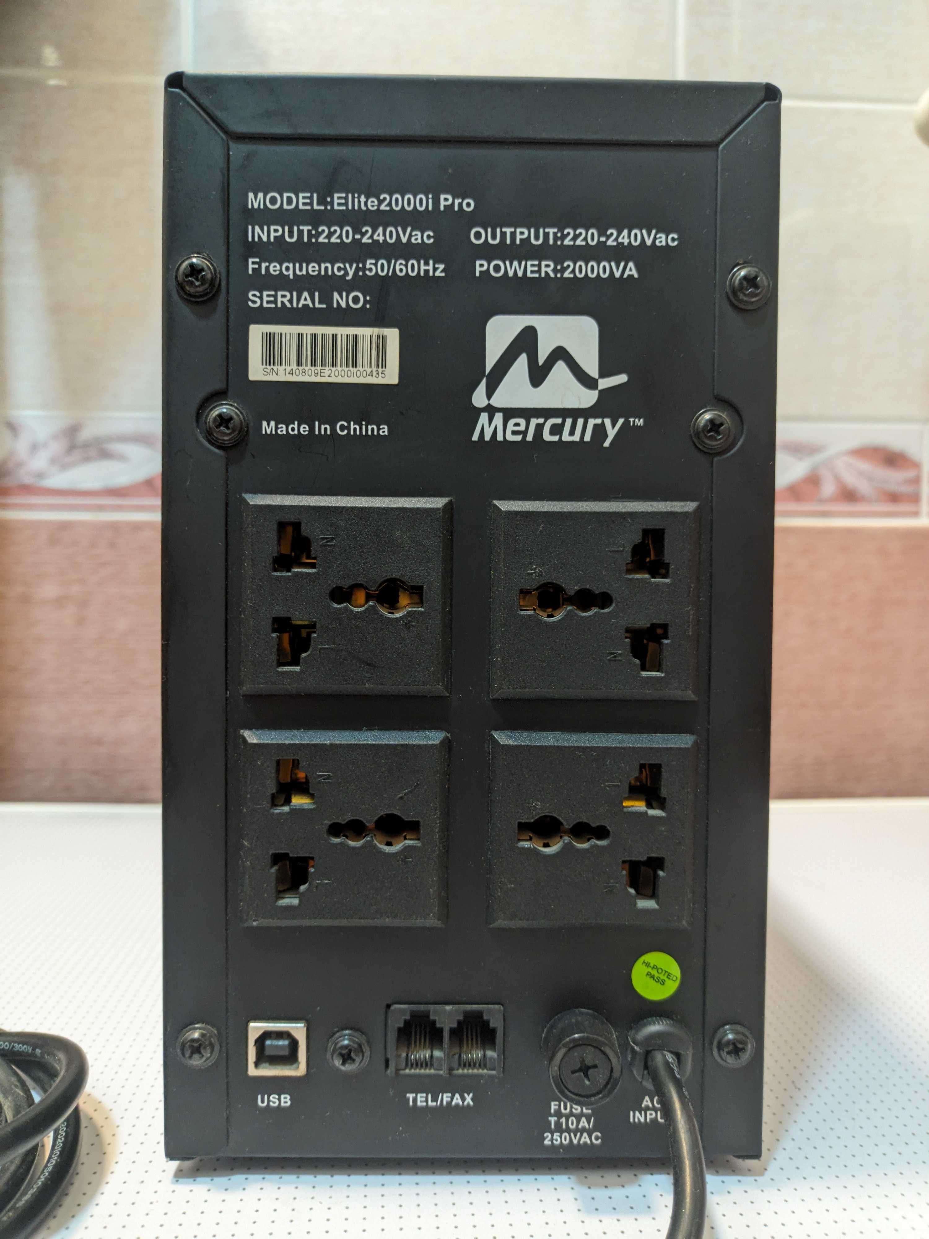 UPS Mercury Elite Pro (2000VA 1200W).