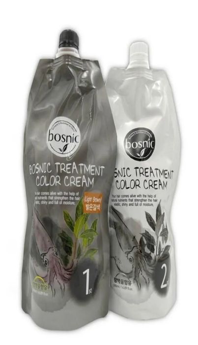 Bosnic крем-краска коричневая для волос