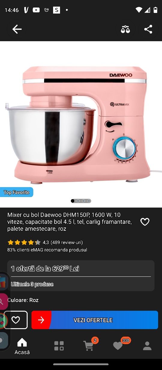 Mixer planetar DAEWOO