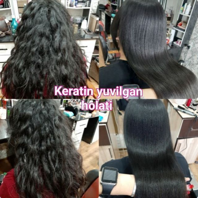 Keratin 7 oylik soch un ozuqa tekislash