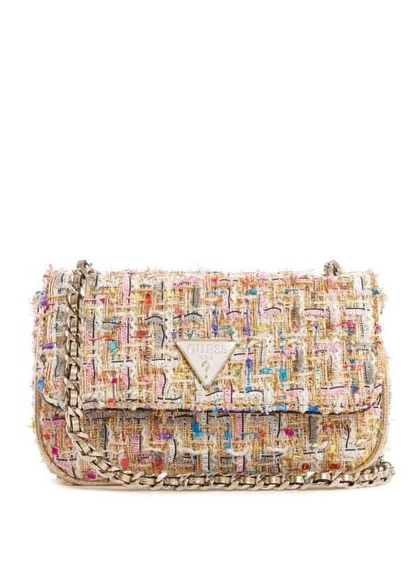 Geanta Guess Cessily multicolor Flap Over Crossbody