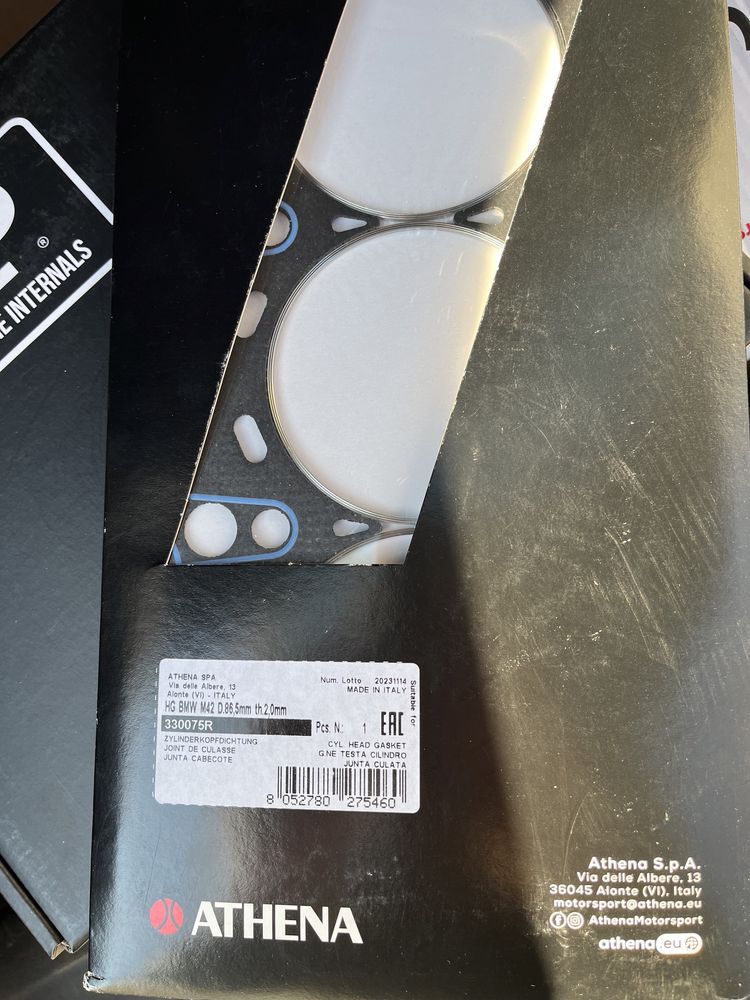 Гарнитура глава с О-рингове Athena за BMW M42 86.5mm x 2mm