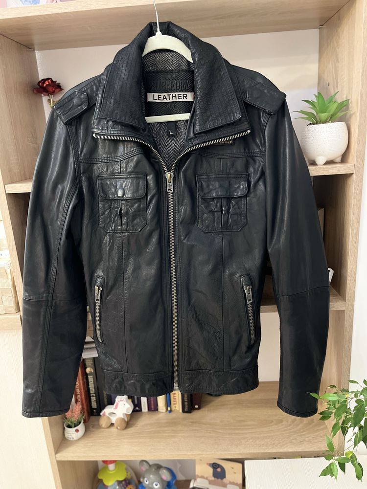 Мъжко кожено яке Superdry
