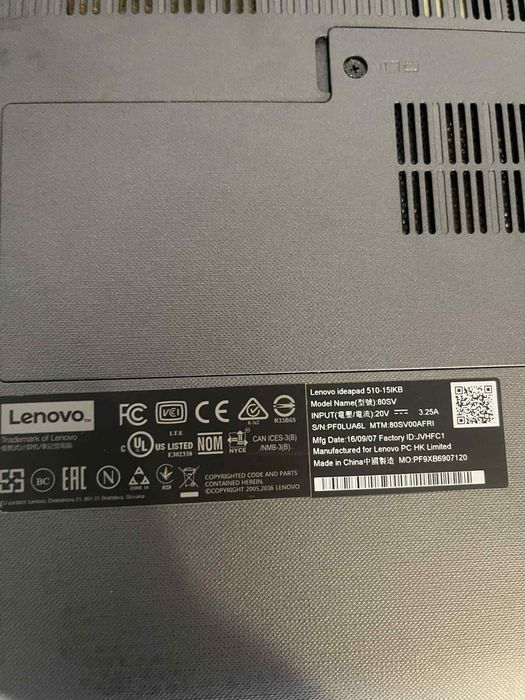 Laptop Lenovo IdeaPad