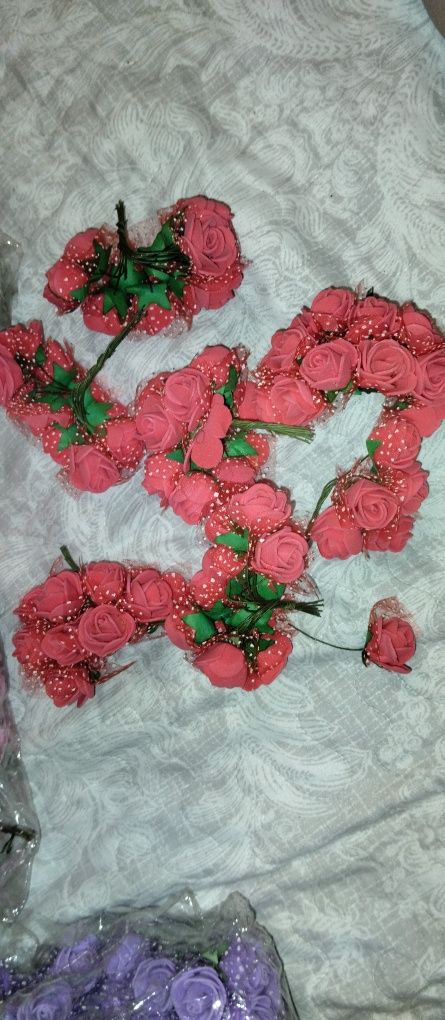 Цветы из фоамирана