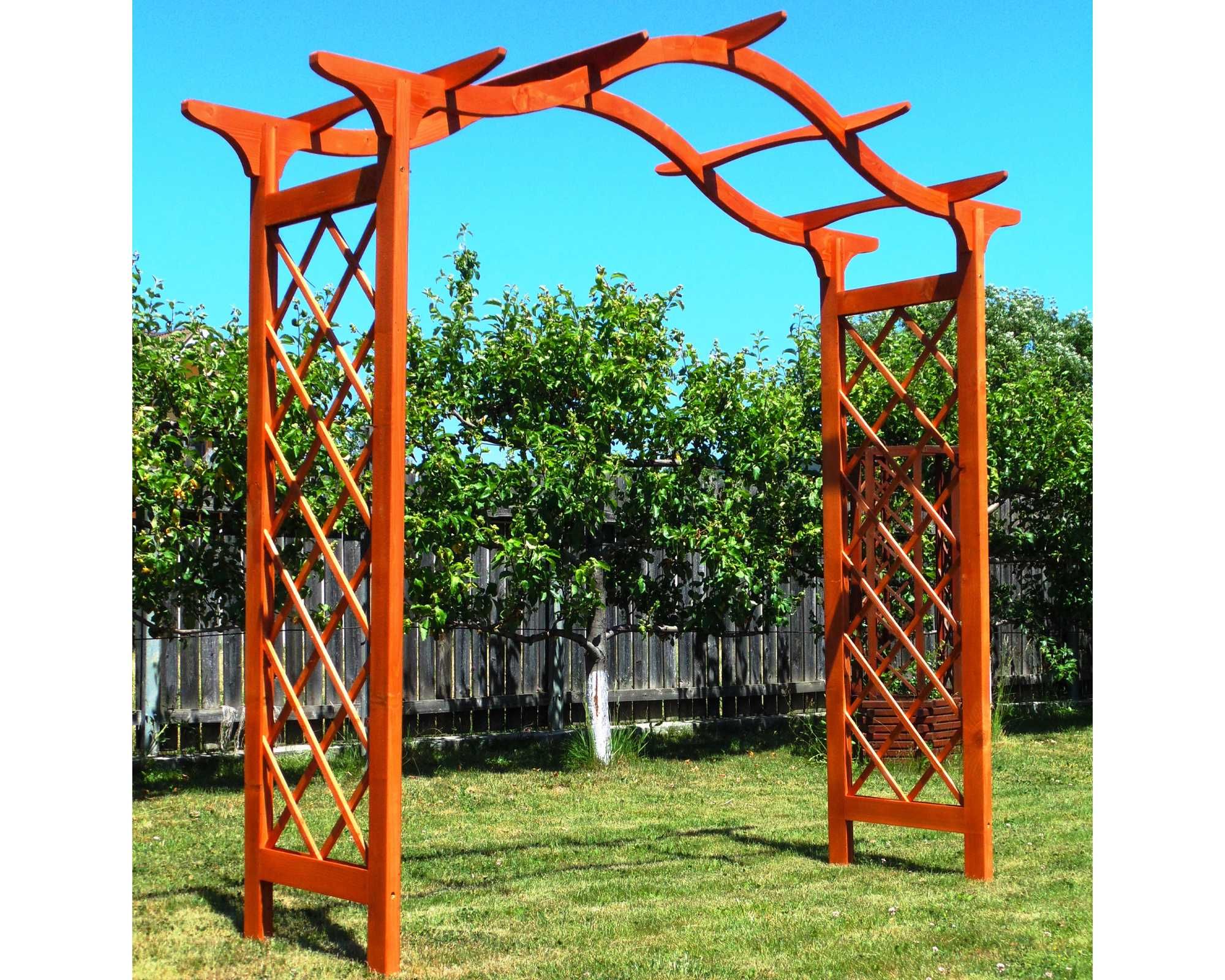 Pergola din lemn, 246 x 98 x 235 cm