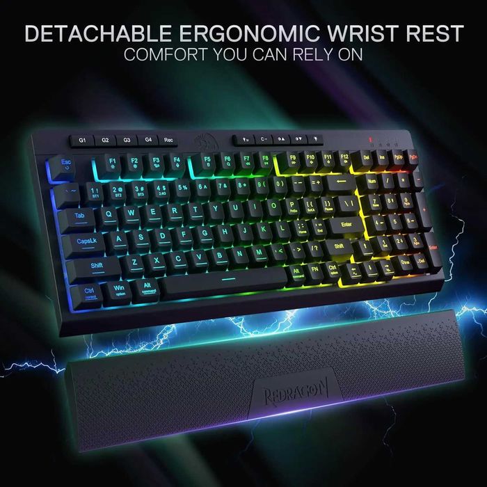Клавиатура  Redragon Shiva K515 98 мембранная оригинал RUS/ENG Игровая