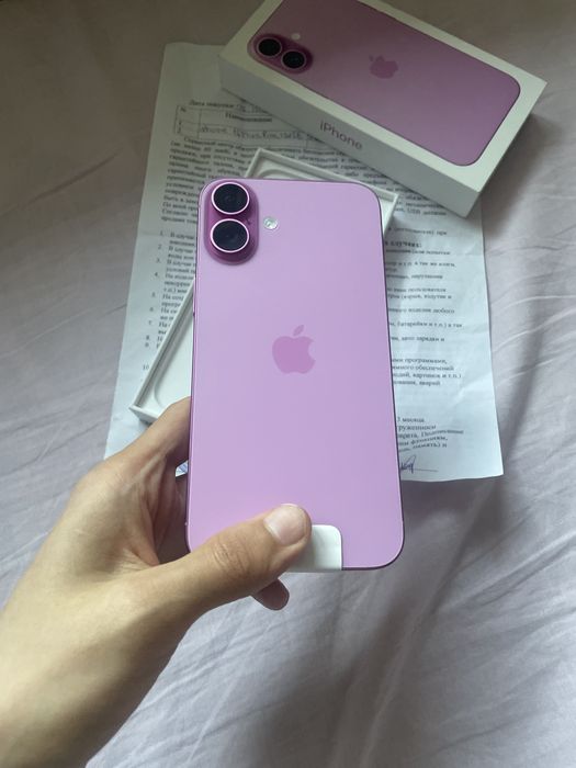 Iphone 16 plus 92% 128gb в идеале айфон 16 + плюс 128гб