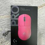 Logitech G Pro X Superlight 2 , Гейминг Мишка, Цвят - Magenta (Розов)