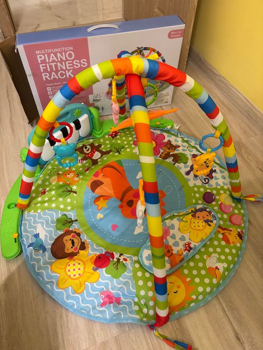 Бебешки кът за игра Moni, Baby Piano Girl, многоцветен, 6 месеца+