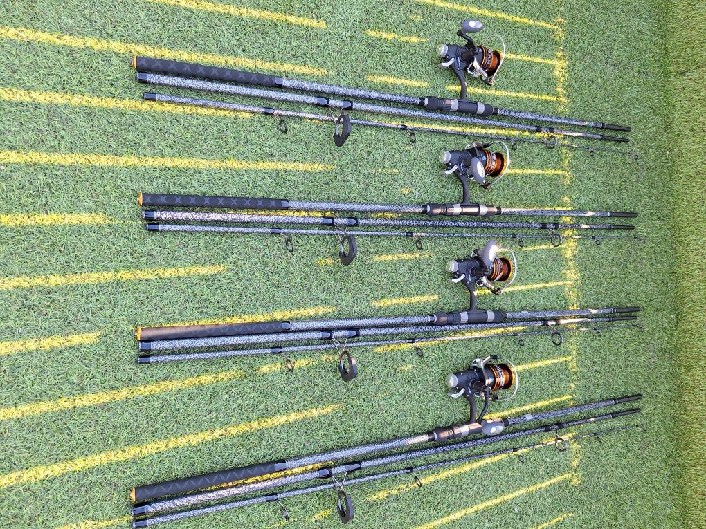 Set 4 Junior Carp 3.6m + 4 YT 5000 8 rulmenți