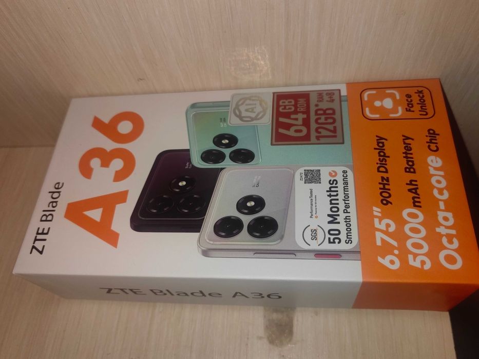 Продам телефон ZTE blade A36