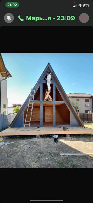 Vand cabane din lemn tip Afrem