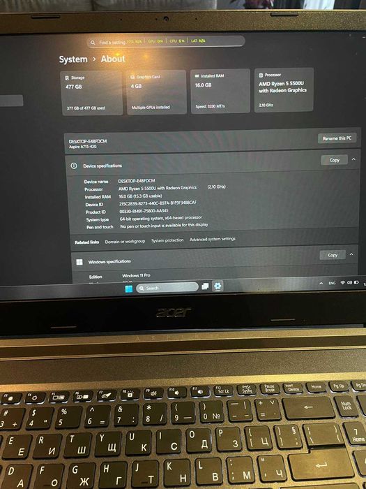 Acer Aspire 7 A715-42G