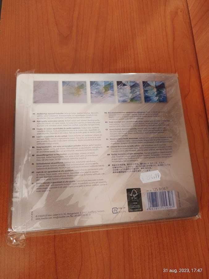 Creioane acuarela STAEDTLER Karat Aquarell,36 culori/set(Super Ofertă)