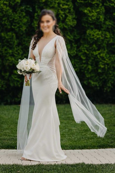 Rochie de mireasă, model sirena – colecția 2025