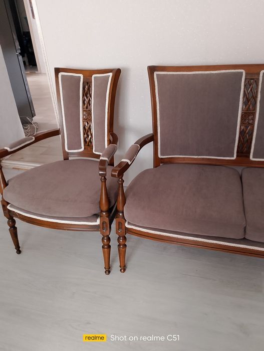 Мини диван и два кресла