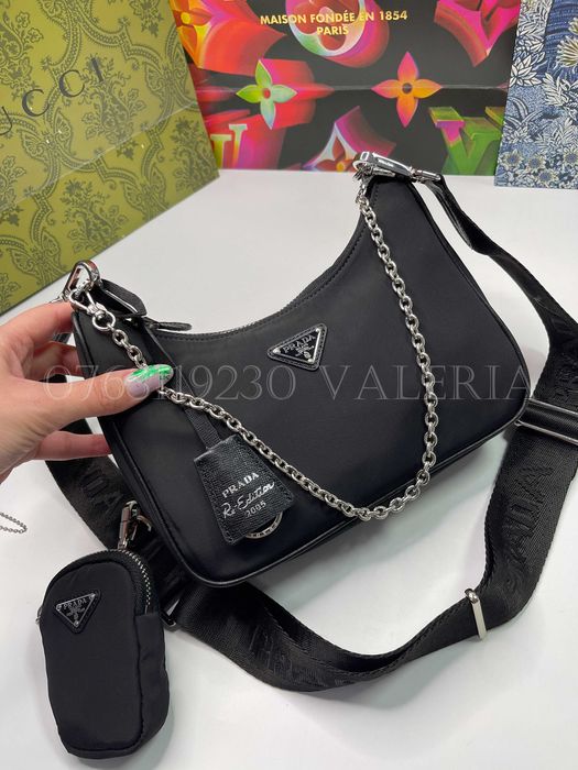 Geanta Prada Nylon si Piele 2005