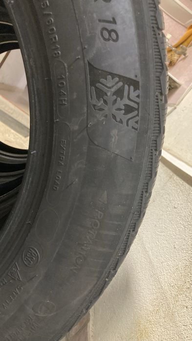 4 бр. Зимни гуми Michelin Pilot Alpin 5 ZP 225/60/18 104H