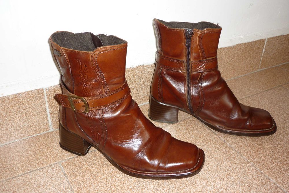 Испански ботуши,естествена кожа - №40