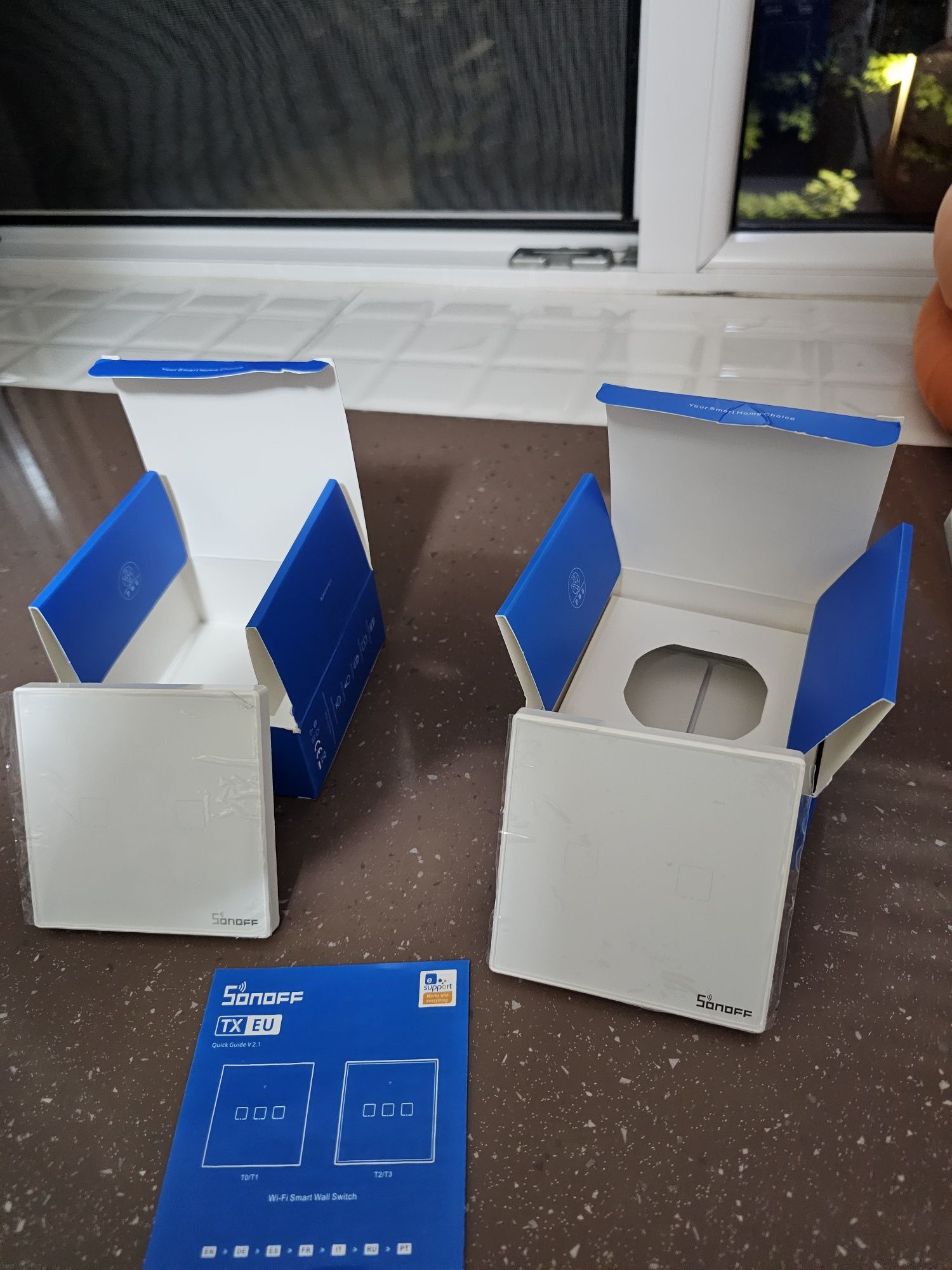 Intrerupator inteligent cu touch Sonoff T2 EU TX, Wireless