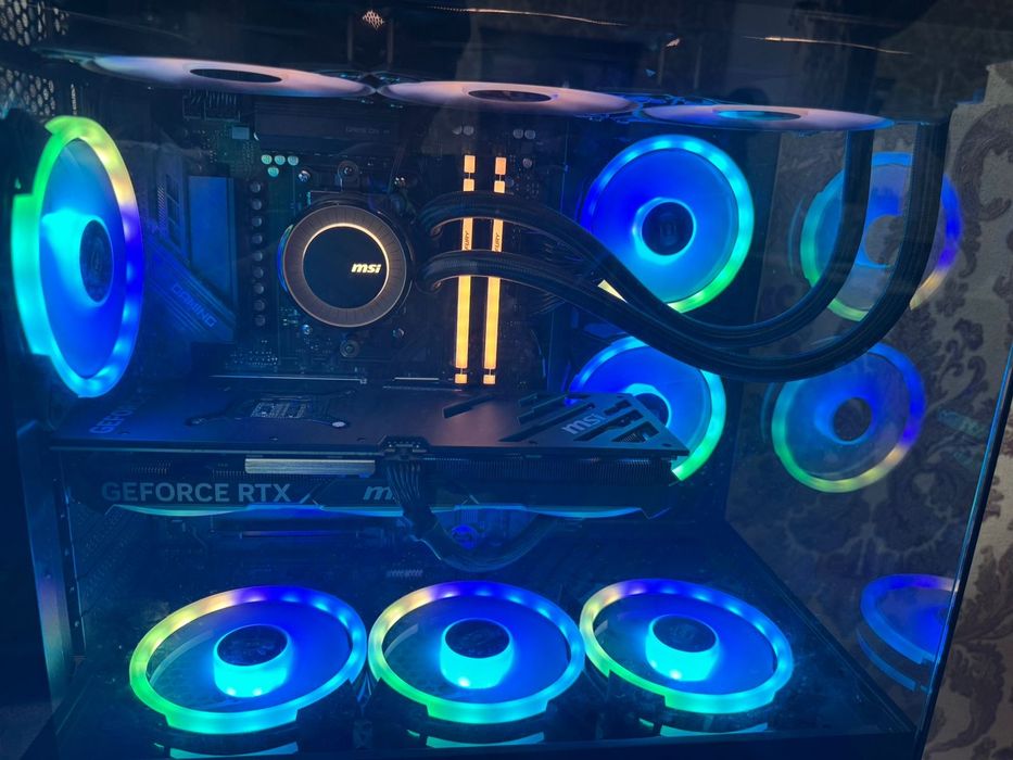 Игровой компьютер r7 7800x3d, rtx 4070super 12gb