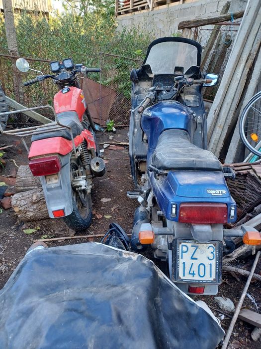 Motocicletă Honda FT500 (roșie)