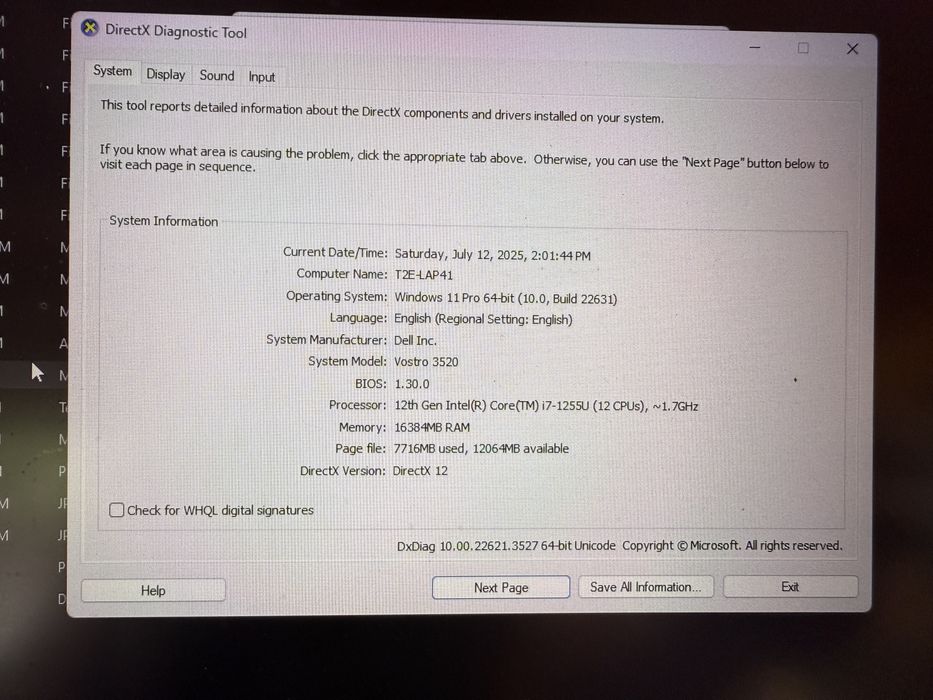 Vand Laptop Dell Vostro 3520 sau schimb cu Oculus Quest