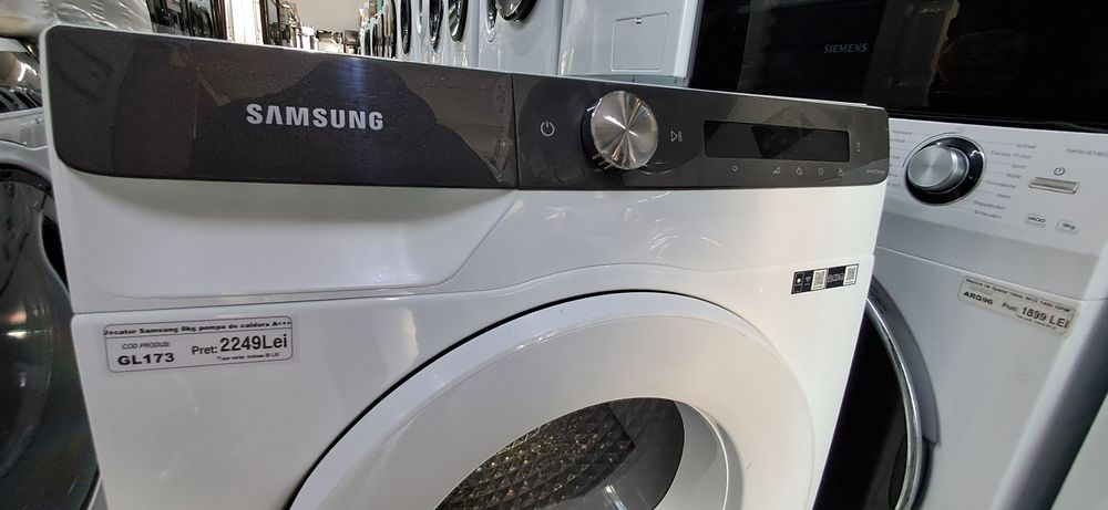 Uscator de rufe Samsung 8kg A+++ import Germania Garanție GL173