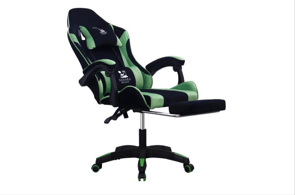Scaun de gaming noi cu suport de picioare