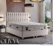 Тапицирана спалня Olivya Bed - Strong Cream