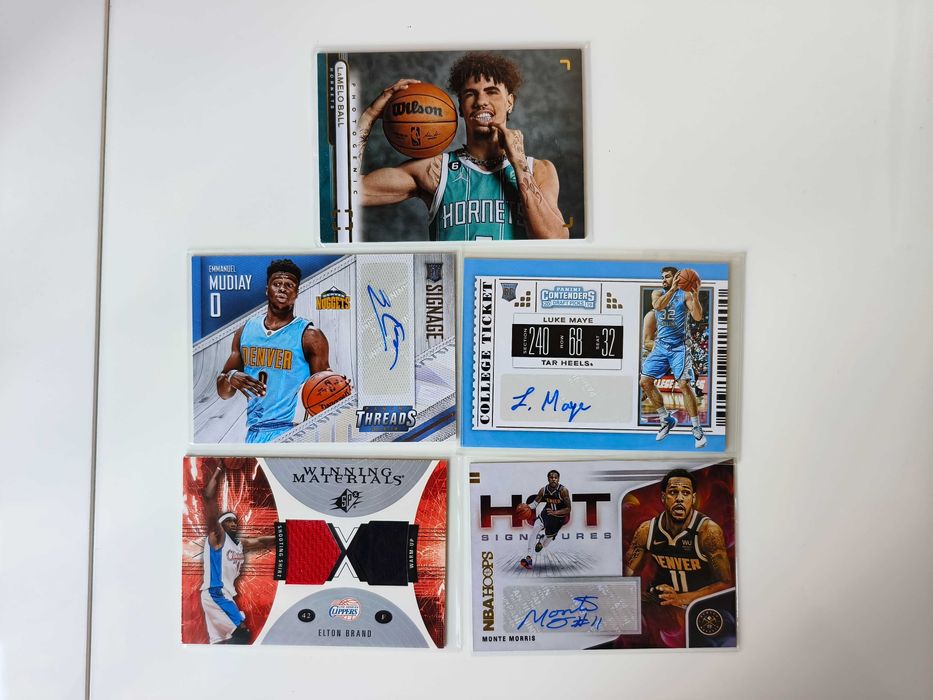 Колекционерски карти Panini Prizm NBA, Lakers, Doncic, LeBron,Vezenkov