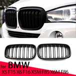 Grila grile nări duble Bmw M X5 X6 F15 F16 negru lucios 2014-2018