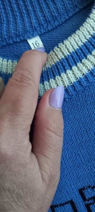 Pulover băieți albastru